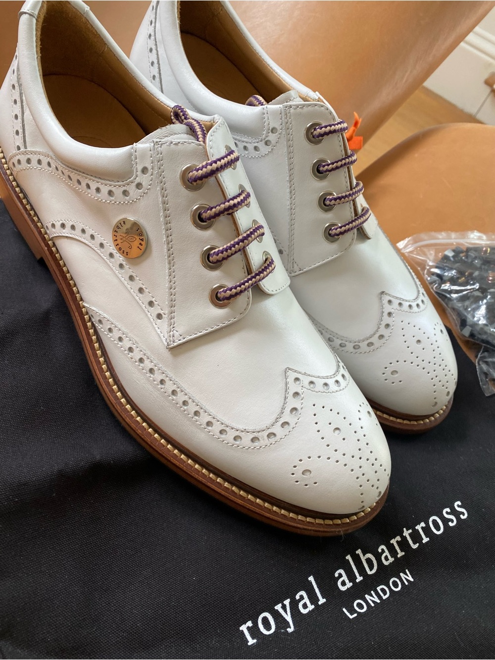 Royal Albartross „The Captain Bianco“ Golf Shoes Leather Special Edition US 11